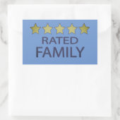 ファイブスターファミリー 長方形シール (バッグ)