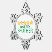 ファイブスターブラザー スノーフレークピューターオーナメント (右)