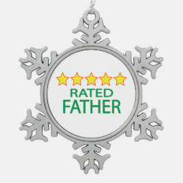 ファイブスター・ファーザー スノーフレークピューターオーナメント