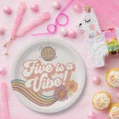 ファイブズはヴィベ5th誕生日パーティープレート ペーパープレート (パーティー)