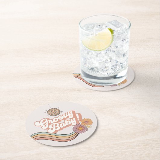 ファイブズはヴィベ5th誕生日パーティープレート ラウンドペーパーコースター (インサイチュ)