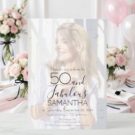 ファイブティー・アンド・ファビュラス 50歳の誕生日パーティー 招待状