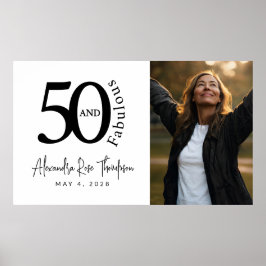 ファイブティー＆ファビュラス 写真 50歳の誕生日パーティー ポスター