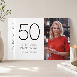 ファイブティ・アンド・ファビュラス 50歳の誕生日フォトポスター ポスター