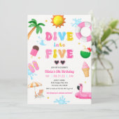 ファイブプールパーティーガール5thバースデーパーティーに飛び込む 招待状 (スタンド正面)