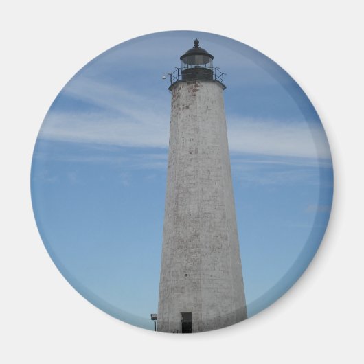 ファイブマイルポイントライトハウスニューヘブンCTハーバー マグネット (正面)