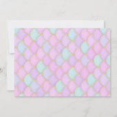 ファイブマーメイド誕生日 招待状 (裏面)