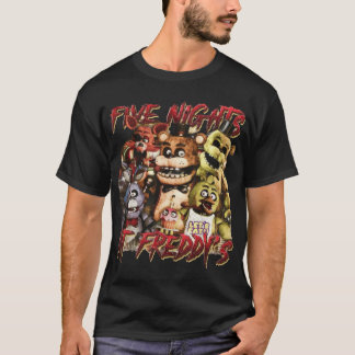 ファイブ・アット・ナイト フレディーズ FNAF 映画 ファミリー Tシャツ