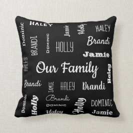 ファイブ・オブ・ファイブ・イン・カッコいいフォントパーソナライズされたズ クッション