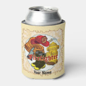 ファイヤーファイターツール消防カスタムクーラーボックス 缶クーラー (缶正面)