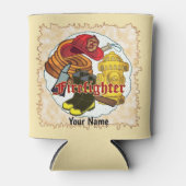 ファイヤーファイターツール消防カスタムクーラーボックス 缶クーラー (正面)