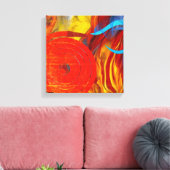 ファイヤーファイターフレア キャンバスプリント (インサイチュ (リビング))