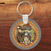 ファイヤーファイターブロザフードキーチェーン キーホルダー (正面)