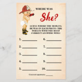 ファイヤーファイターママがシャワーゲームカードになる場所 チラシ (正面)