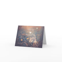 ファイヤーフライのマスンジャーを使った素朴な結婚式のお礼