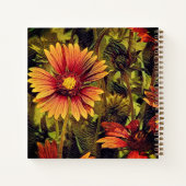 ファイヤーホイール フラワー 名言 ノートブック (裏面)