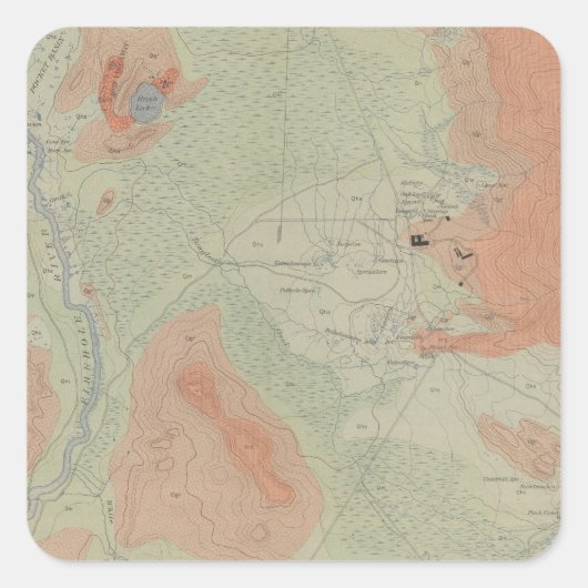 ファイヤーホールゲイザー盆地 スクエアシール (正面)