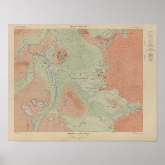 ファイヤーホールゲイザー盆地 ポスター (正面)