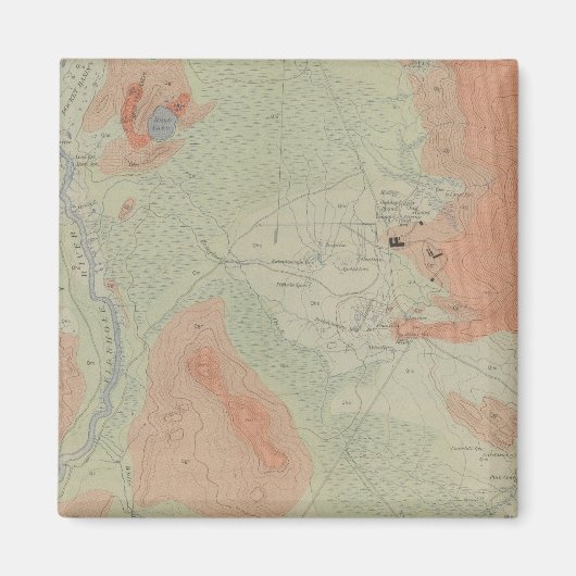 ファイヤーホールゲイザー盆地 マグネット (正面)