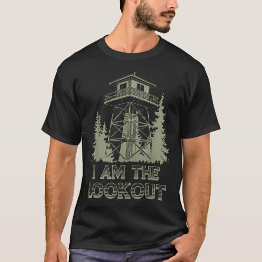 ファイヤー・リザード・タワー ビンテージ 森林公園 自然 Tシャツ (正面)