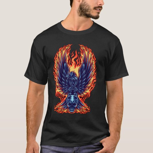 ファイリーイーグルアンドスカル Tシャツ (正面)