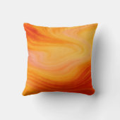 ファイリーオレンジ金ゴールドマーブル装飾用クッション クッション (裏面)