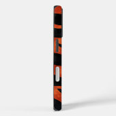 ファイリーオレンジ&ブラックタイガーストライプズの電話ケース Case-Mate iPhoneケース (裏面 / 右)