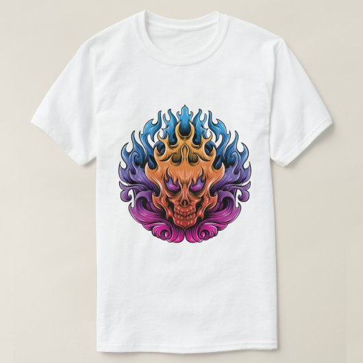 ファイリースカルマンダラ Tシャツ (デザイン正面)
