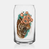 ファイリータイガー開花 ガラス缶 (正面)