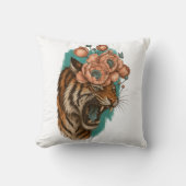 ファイリータイガー開花 クッション (正面)