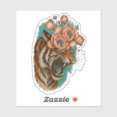 ファイリータイガー開花 シール (シート)