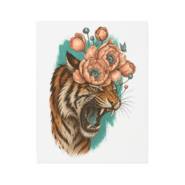 ファイリータイガー開花 メタルプリント