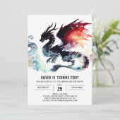 ファイリードラゴン誕生日デジタル 招待状 (スタンド正面)