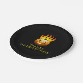 ファイリーハロウィーンパンプキン紙プレート ペーパープレート (アングル)