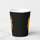 ファイリーハロウィーンパンプキン顔 紙コップ (右)