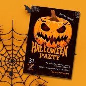 ファイリーパンプキンハロウィーンのカボチャのちょうちんこうもり不気味ハロウィーン 招待状