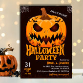 ファイリーパンプキンハロウィーンのカボチャのちょうちんこうもり不気味ハロウィーン 招待状