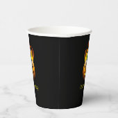 ファイリーパンプキン顔 紙コップ (右)