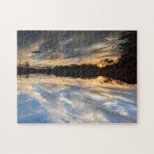 ファイリー秋サンセット ジグソーパズル (横)