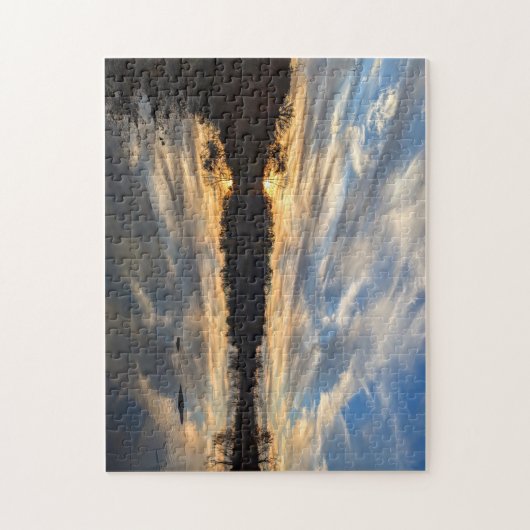 ファイリー秋サンセット ジグソーパズル (縦)