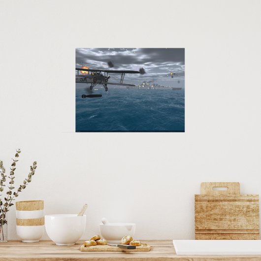 ファイリー・メカジキ – ビスマークをシンク ポスター (キッチン)