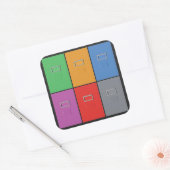 ファイルキャビネカスタムット スクエアシール (封筒)