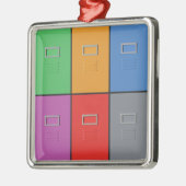 ファイルキャビネットのカスタムなオーナメント メタルオーナメント (左)