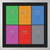 ファイルキャビネットカスタムポスター ポスター (正面)