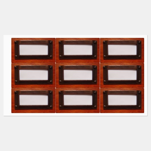 ファイルキャビネットラベル ラベル (シート)