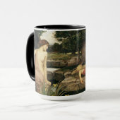 ファインアートのウォーターハウスのビクトリアンでロマンチックなマグ マグカップ (正面左)