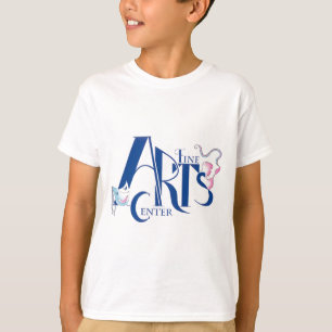 ファインアートの中心のロゴ Tシャツ
