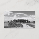 ファインアートの写真撮影の名刺のテンプレート 名刺 (裏面)