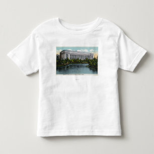 ファインアートの博物館の外観からの トドラーTシャツ