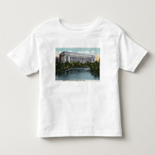 ファインアートの博物館の外観からの トドラーTシャツ (正面)